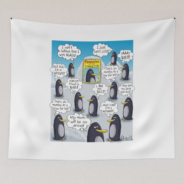 Item preview, Penguin of the Month. designed and sold by wanderingmelon.