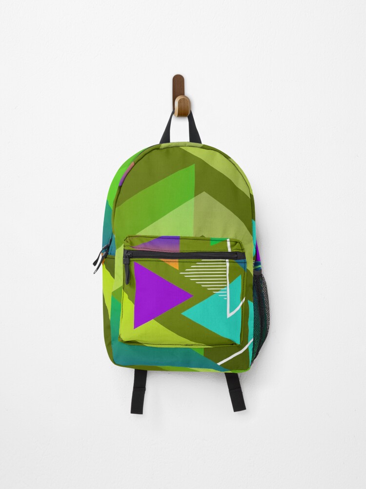 Thumbnail 1 of 3, Backpack, Triangle Moden Colorful  designed and sold by hedru.