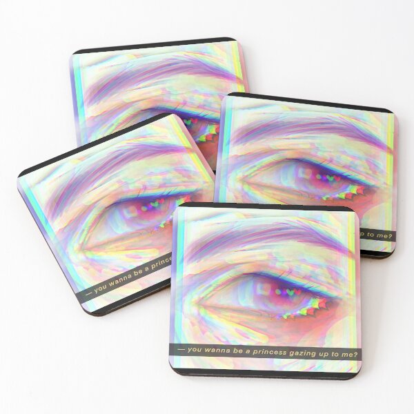 Item preview, heart eyes - CHROMATIC ABERRATION VERSION  designed and sold by pickupthequill.