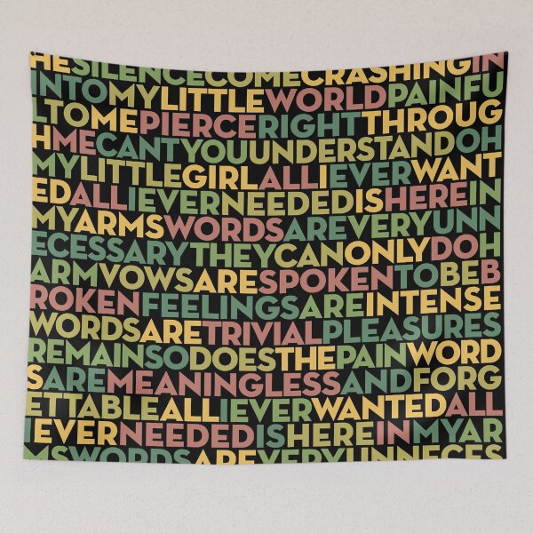 Item preview, Enjoy The Silence - Depeche Mode (lyrics) v.3 designed and sold by x1brett.