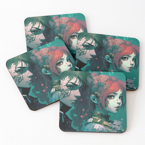 Item preview, Gothic Siren Mermaid Couple - Underwater Anime designed and sold by WILDEVIOLET.