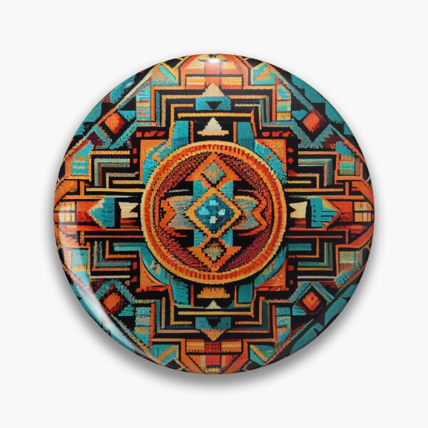 Artikelvorschau, Complex Southwestern Pattern Digital Painting entworfen und verkauft von CodeAndColors.