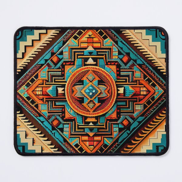 Item preview, Complex Southwestern Pattern Digital Painting designed and sold by CodeAndColors.