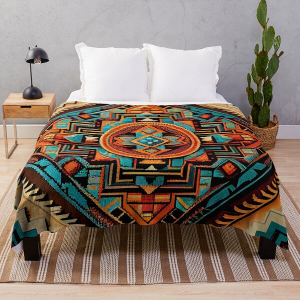 Item preview, Complex Southwestern Pattern Digital Painting designed and sold by CodeAndColors.
