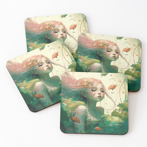 Item preview, Gothic Siren Mermaid - Underwater Anime designed and sold by WILDEVIOLET.