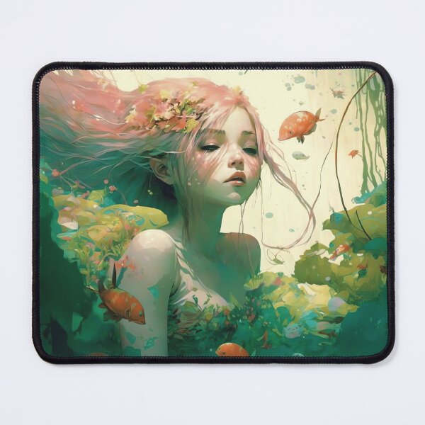 Item preview, Gothic Siren Mermaid - Underwater Anime designed and sold by WILDEVIOLET.