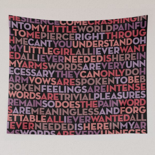 Item preview, Enjoy The Silence - Depeche Mode (lyrics) v.4 designed and sold by x1brett.
