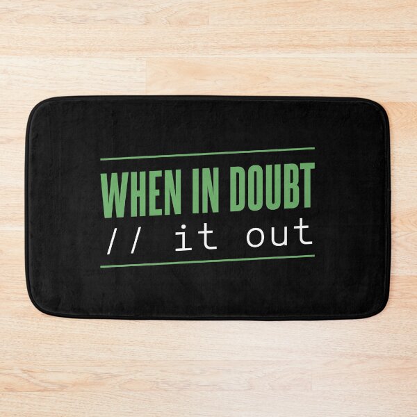 Item preview, When in Doubt Comment It Out designed and sold by FineArc.