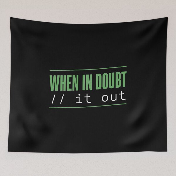 Item preview, When in Doubt Comment It Out designed and sold by FineArc.