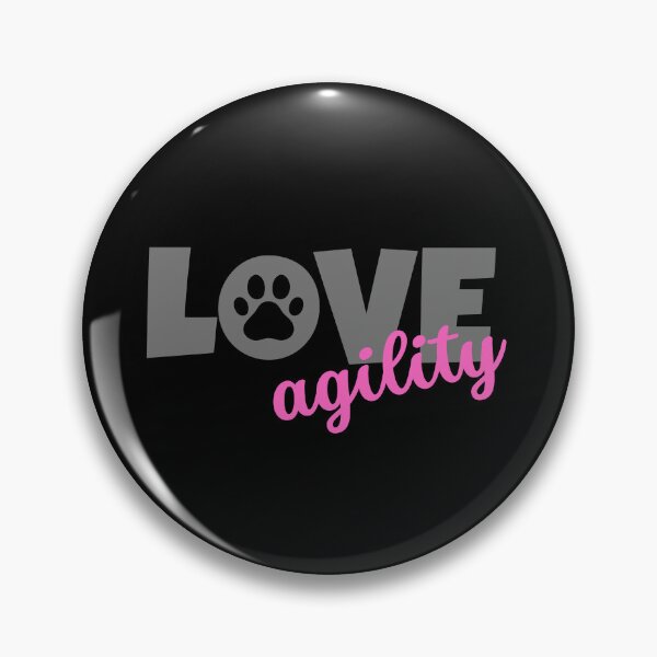 Item preview, Love agility in gray and pink designed and sold by PausePapote.