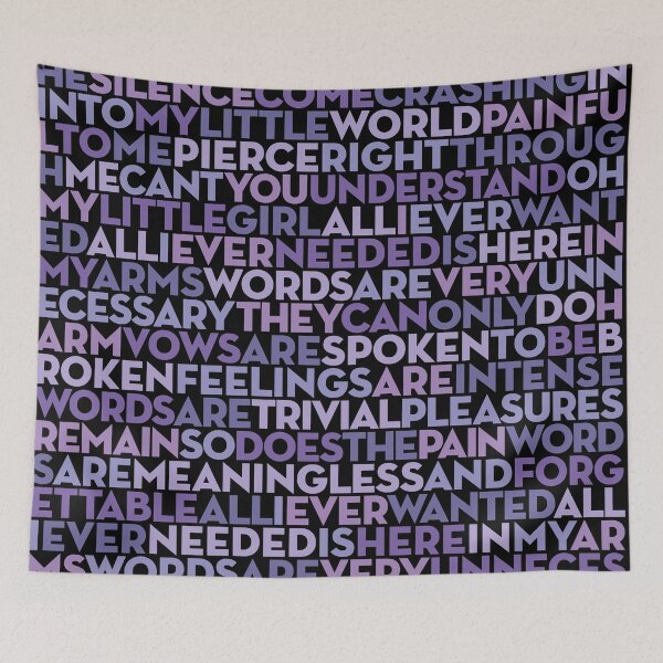 Item preview, Enjoy The Silence - Depeche Mode (lyrics) v.5 designed and sold by x1brett.