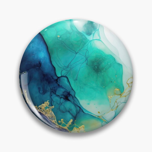 Item preview, Colorful Abstract fluid art  Luxurious Metallic Ink Art,Flowing Abstract Painting Art designed and sold by Dear--moon.