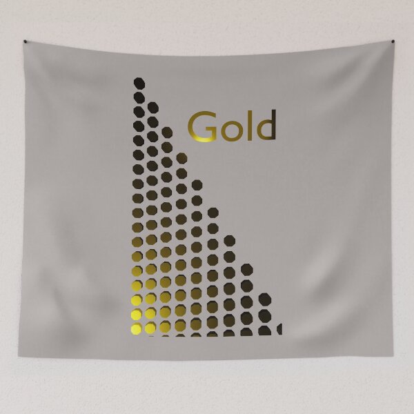 Item preview, Gold geometric design designed and sold by Shemarts.