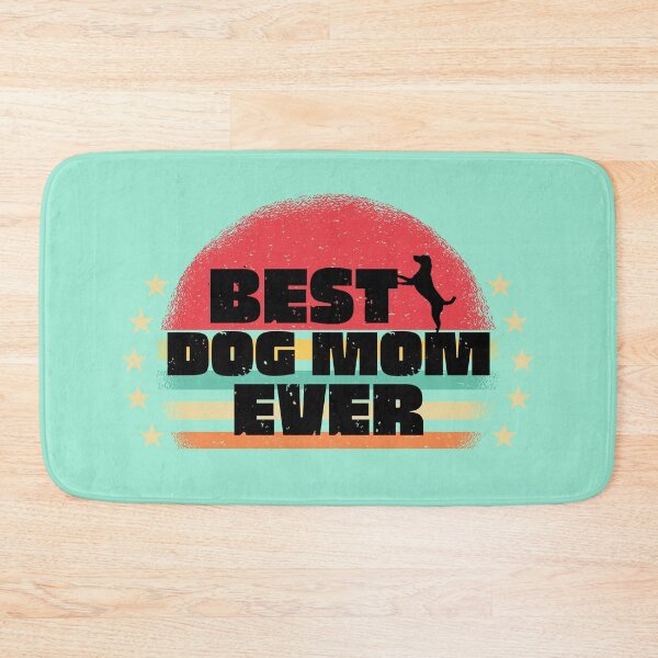 Item preview,  BEST DOG MOM EVER, RETRO SUNSET designed and sold by DanaMire.