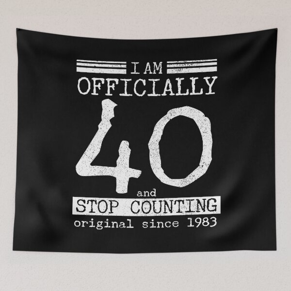 Item preview, I Am Officially 40 And Stop Counting Legend Since 1983-2023 - 40th Years Old Birthday Vintage Legends Since 1983 designed and sold by YoungESC.