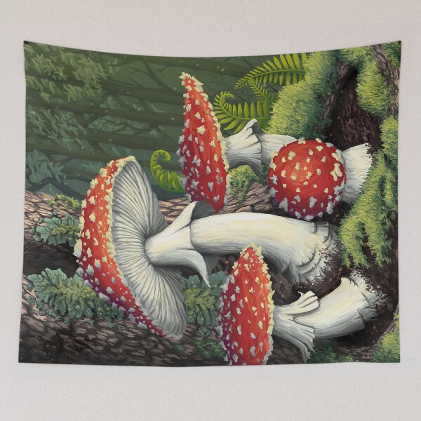 Item preview, Fly Agaric (Toadstools) designed and sold by SelaRoseArt.
