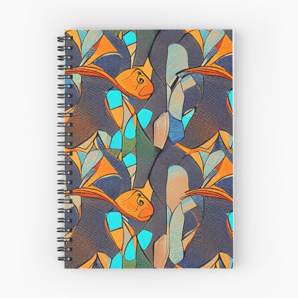 Item preview, Fish And Birds Art Deco Tessellation designed and sold by skolfid brows ⭐⭐⭐⭐⭐ (5.0).