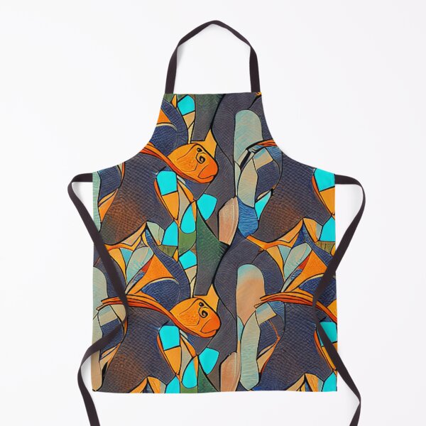 Item preview, Fish And Birds Art Deco Tessellation  designed and sold by skolfid brows ⭐⭐⭐⭐⭐ (5.0).