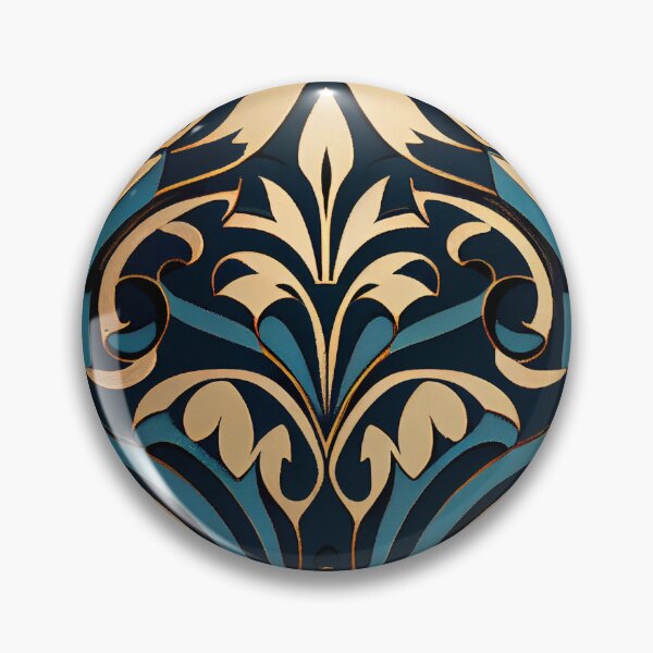 Artikelvorschau, Aggressive Hollywood Regency Pattern Digital Painting entworfen und verkauft von CodeAndColors.