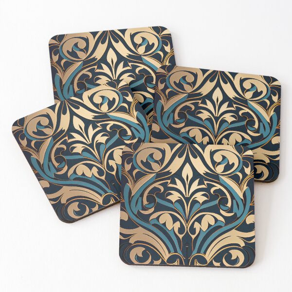 Item preview, Aggressive Hollywood Regency Pattern Digital Painting designed and sold by CodeAndColors.