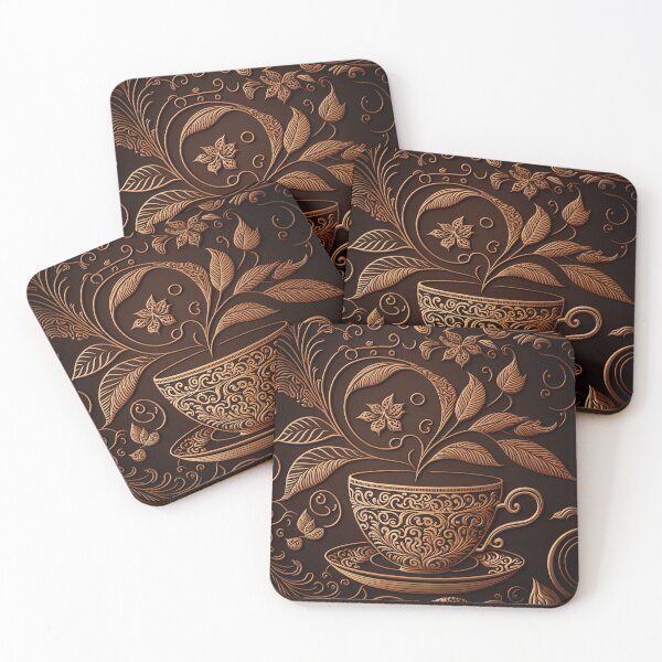 Item preview, Classic Coffee Exquisite Pattern designed and sold by Juliascutecornr.