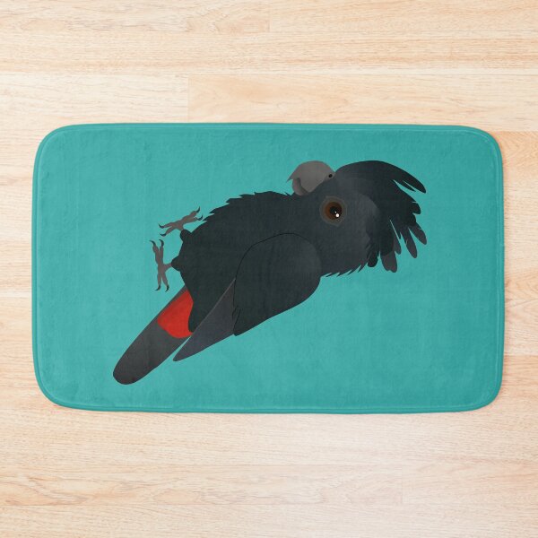 Item preview, An illustration of a cute red tailed black cockatoo designed and sold by Bwiselizzy.