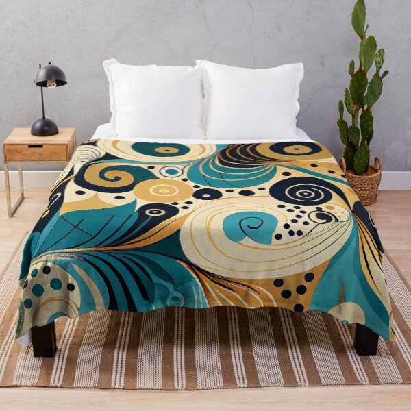 Item preview, Luxury Swirling Cartoon Scandinavian Pattern Digital Painting designed and sold by CodeAndColors.