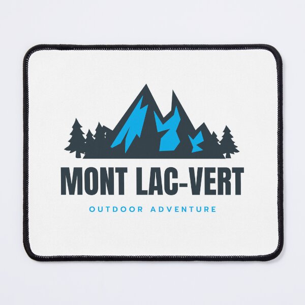 Item preview, Mont Lac-Vert in Hébertville, Quebec, Saguenay–Lac-Saint-Jean, Canada, North America - Mountain Outdoor Adventure Snowboard Ski Hiking Vintage Logo designed and sold by Vintage-TM.
