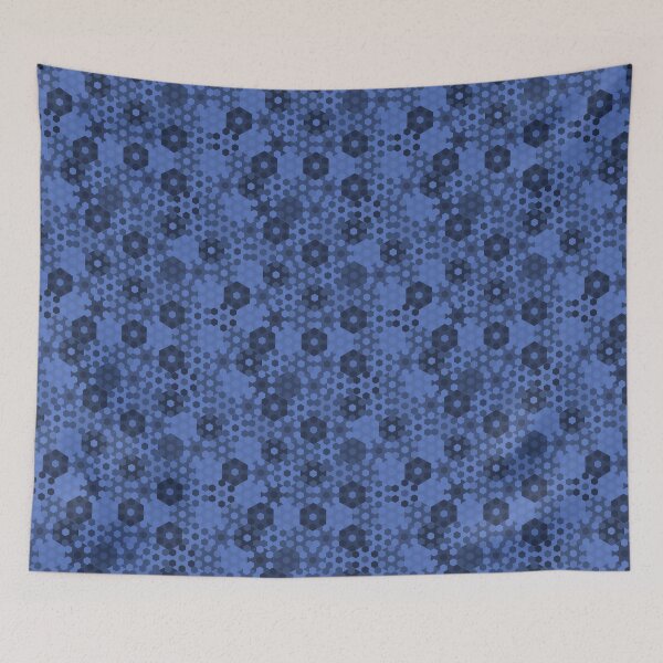Item preview, Honeycomb Dots Electric Blue Repeat 5748 designed and sold by Art in My Loft.
