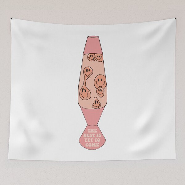 Item preview, Groovy Smiley Face lava lamp - the best is yet to come designed and sold by marnilauren.