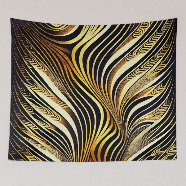 Aperçu de l'œuvre Beautiful Line Pattern Digital Painting créée et vendue par CodeAndColors.