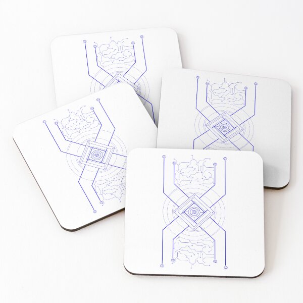 Item preview, lines 9 White/Blue designed and sold by joan manel zamora.