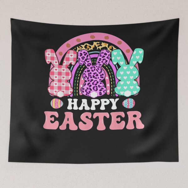 Item preview, Happy Easter Day Leopard Bunny Rabbit designed and sold by rosamaria2020.