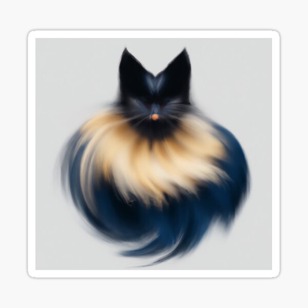 Relaxed Cat Sticker