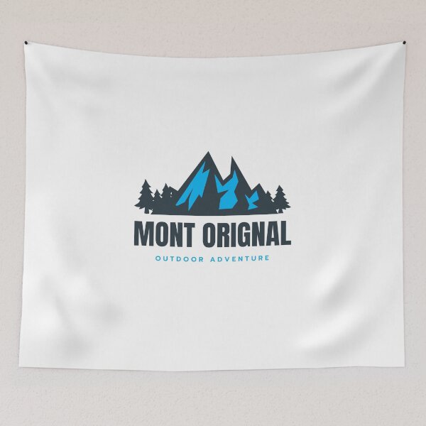 Item preview, Mont Original in Lac-Etchemin, Quebec, Canada, North America - Mountain Outdoor Adventure Snowboard Ski Hiking Vintage Logo designed and sold by Vintage-TM.