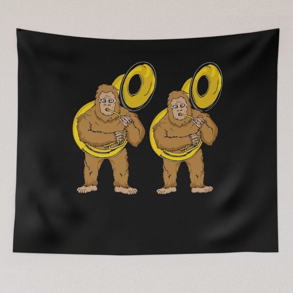 Item preview, Sousaphone Player Men Bigfoot Gift Music Sousaphone designed and sold by DSWShirts.