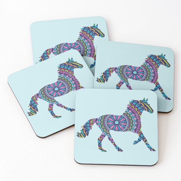 Item preview, Horse mandala designed and sold by kspfeif.
