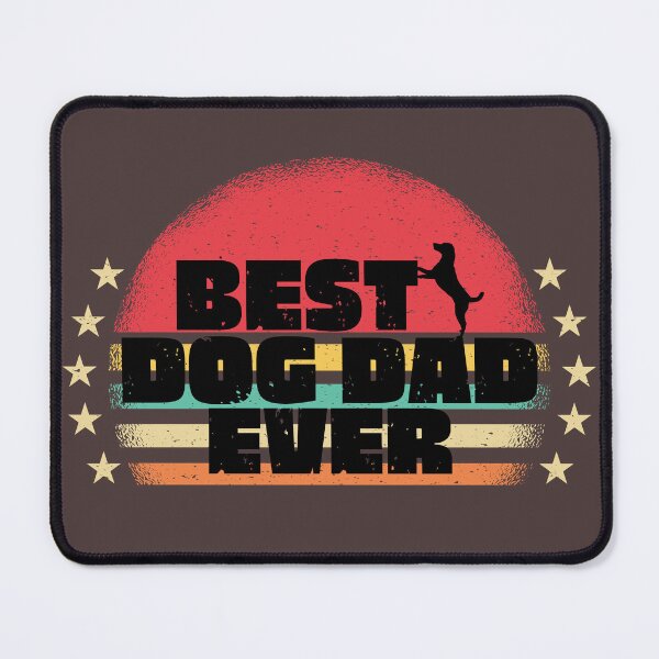 Item preview, BEST DOG DAD EVER, RETRO SUNSET designed and sold by DanaMire.