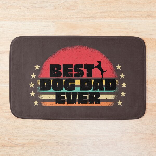 Item preview, BEST DOG DAD EVER, RETRO SUNSET designed and sold by DanaMire.