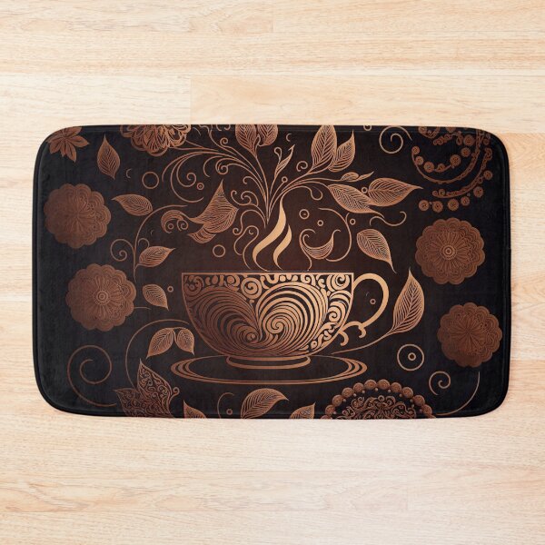 Item preview, Classic Coffee Dark Pattern designed and sold by Juliascutecornr.
