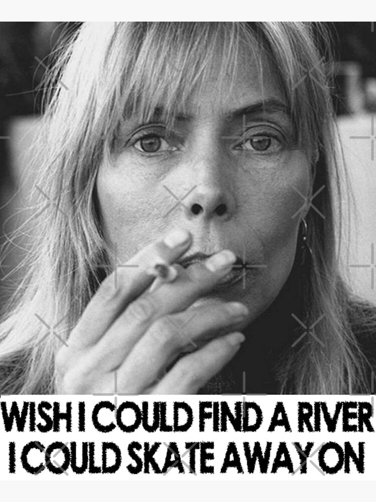 "Joni Mitchell River " Framed Art Print for Sale by ArtWithHearts11