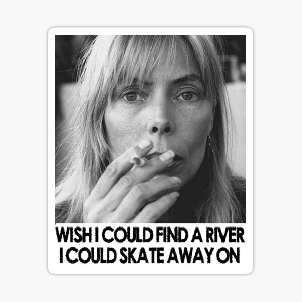 Joni Mitchell - River Sticker