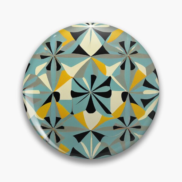 Artikelvorschau, Bold Geometric Aggressive Modern Farmhouse Pattern Digital Painting entworfen und verkauft von CodeAndColors.
