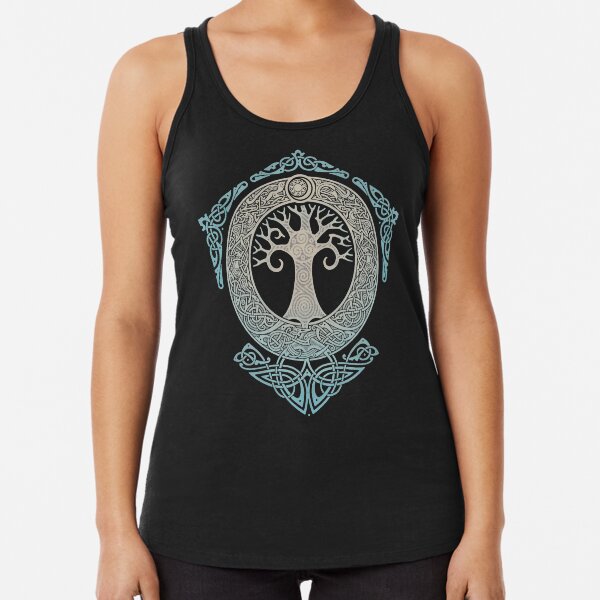 YGGDRASIL.TREE OF LIFE. Racerback Tank Top