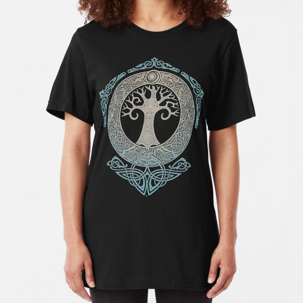YGGDRASIL.TREE OF LIFE. Slim Fit T-Shirt