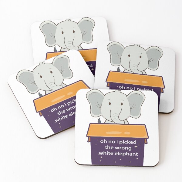 Item preview, oh no i picked the wrong white elephant designed and sold by Ragamined.