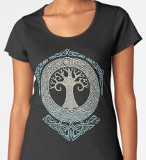 Camiseta premium para mujer YGGDRASIL.TREE OF LIFE.