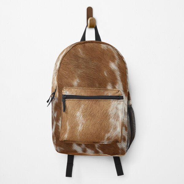 Item preview, Brown Cowhide, Cow Skin Print Pattern, Modern Cowhide Faux Leather designed and sold by maize official.