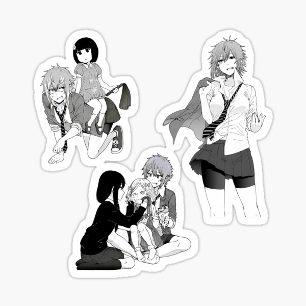 Tomo, Misuzu and Carol, Anime Tomo-chan wa Onnanoko! (Tomo-chan Is a  Girl!) Sticker for Sale by Risumu