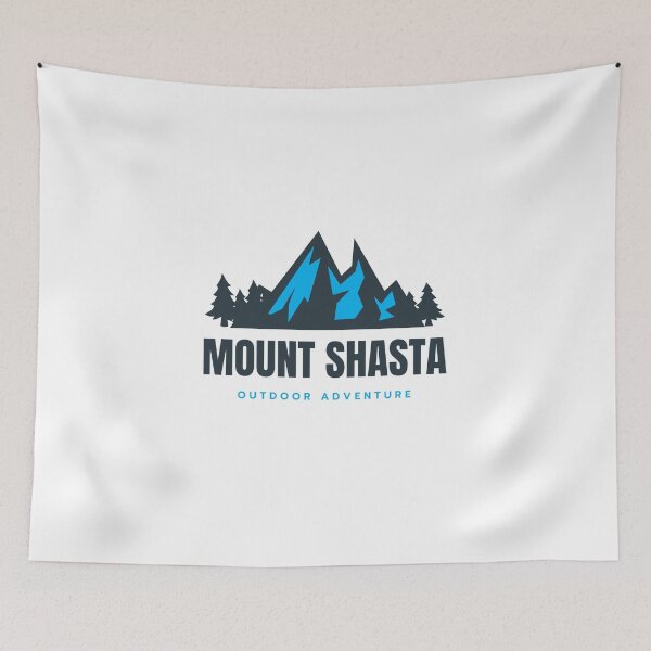 Item preview, Mount Shasta in McCloud, California, USA, North America - Mountain Outdoor Adventure Snowboard Ski Hiking Vintage Logo designed and sold by Vintage-TM.